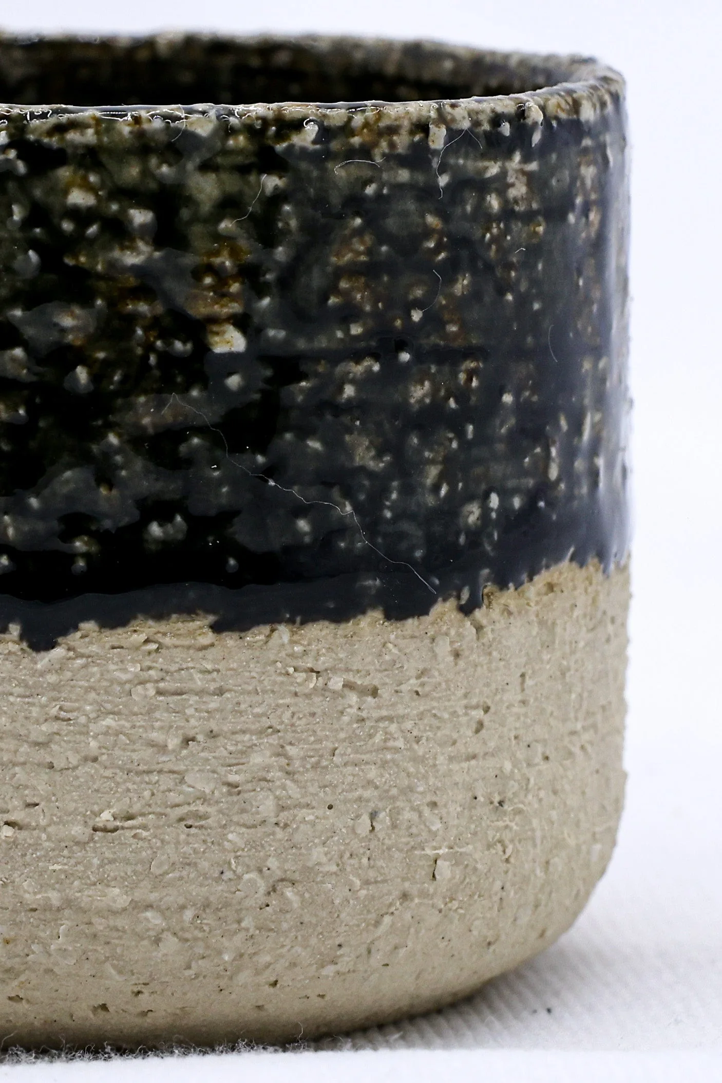 Blunero Picollo Handmade Ceramic Milled Stoneware Espresso Mug - Image 2