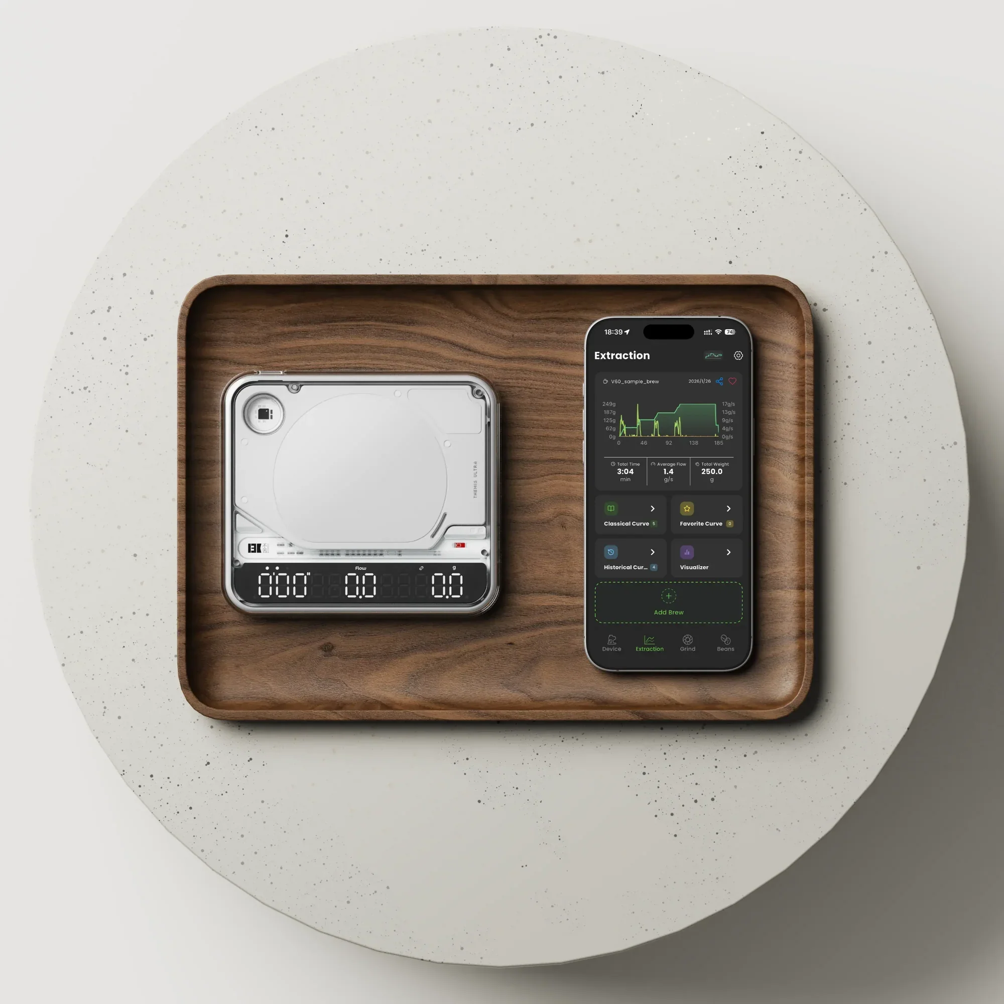 BooKoo Themis Ultra Smart Bluetooth Espresso Scales - Image 13