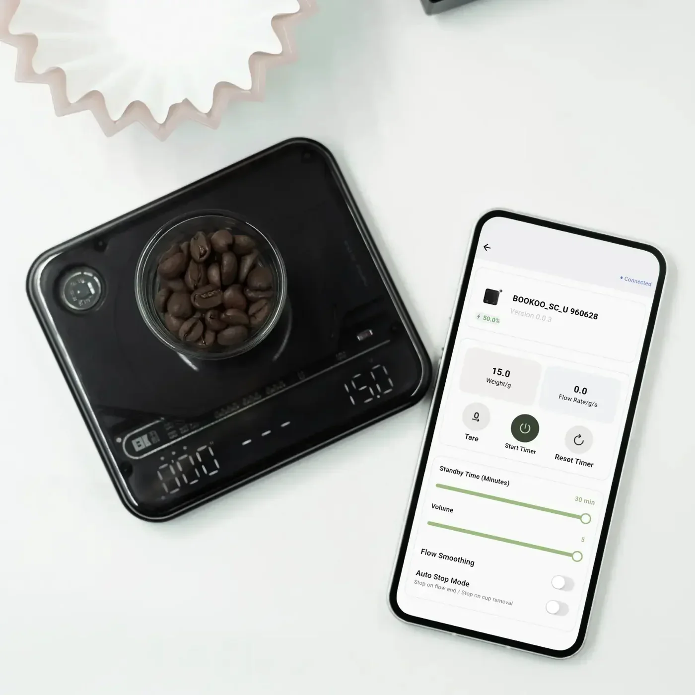 BooKoo Themis Ultra Smart Bluetooth Espresso Scales - Image 5