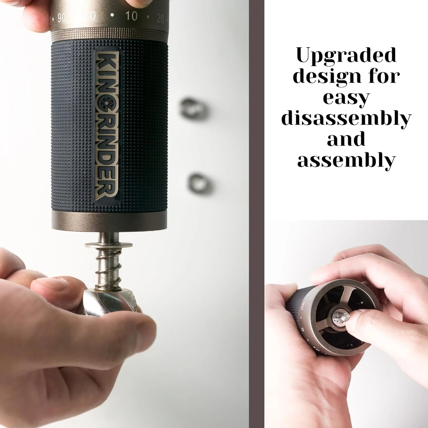 KINGrinder K7 Hand Coffee Grinder - Image 3